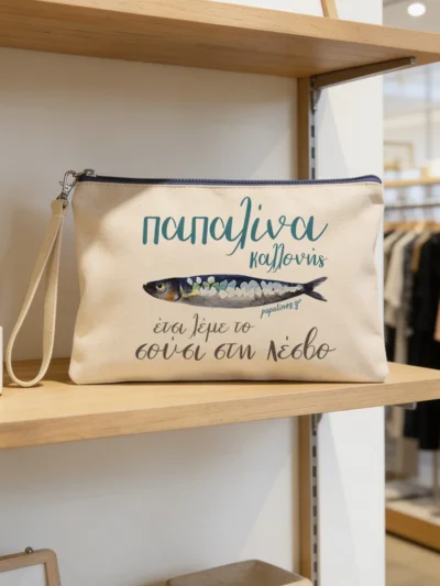 τσαντάκι παπαλίνα μπεζ