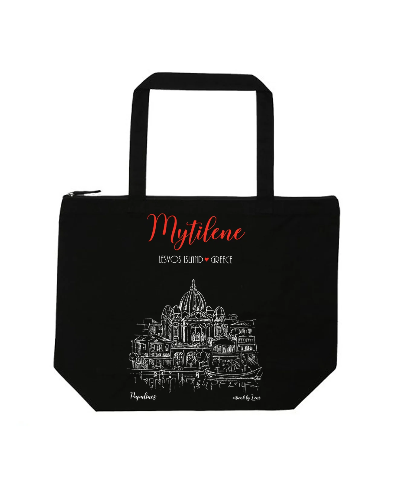 τσάντα mytilene με φερμουάρ