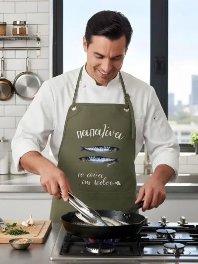 ποδιά παπαλίνα χακί