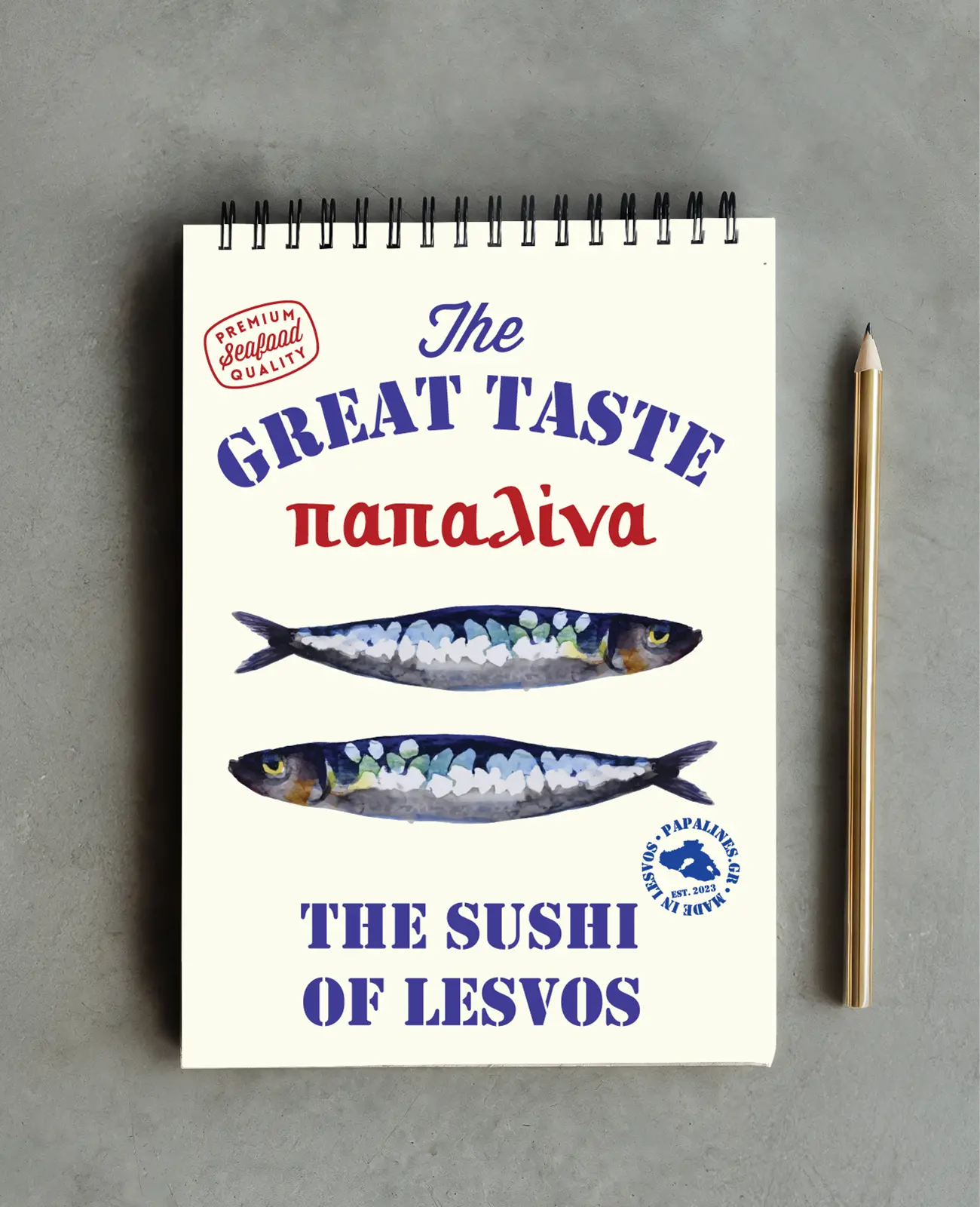 notebook the great taste papalina