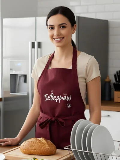 ποδιά ξεθερμάω σε μπορντό