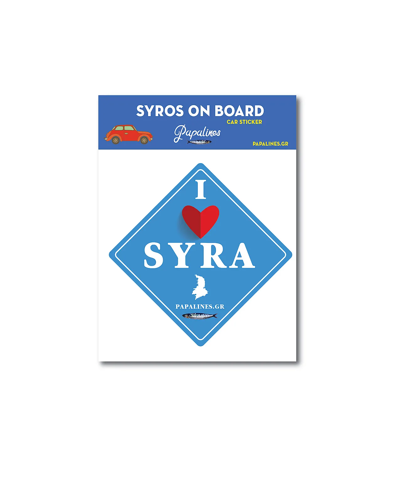 car sticker i love syra