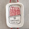 sardines ceramics plate