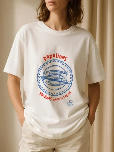 papalines sardines tshirt