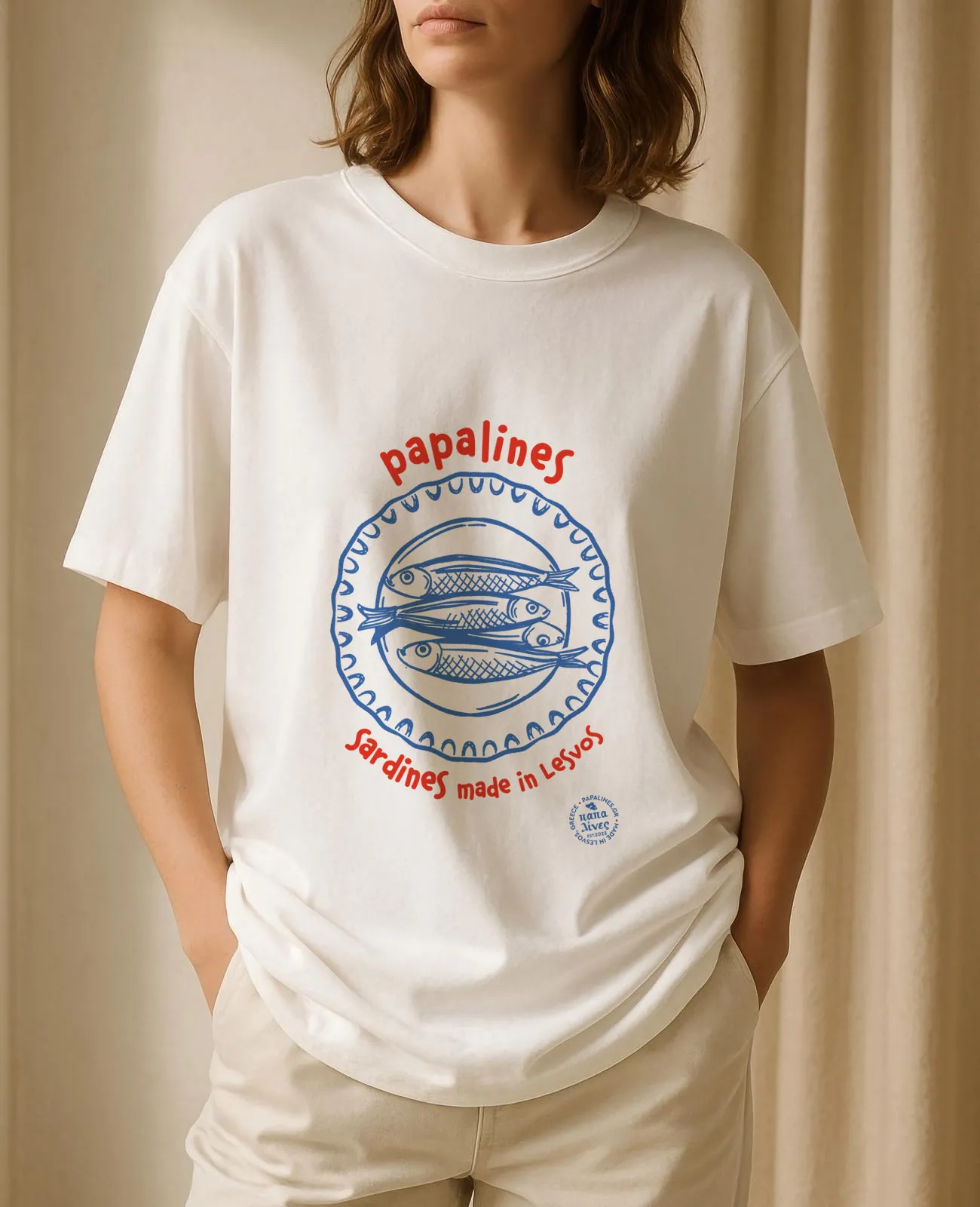 papalines sardines tshirt